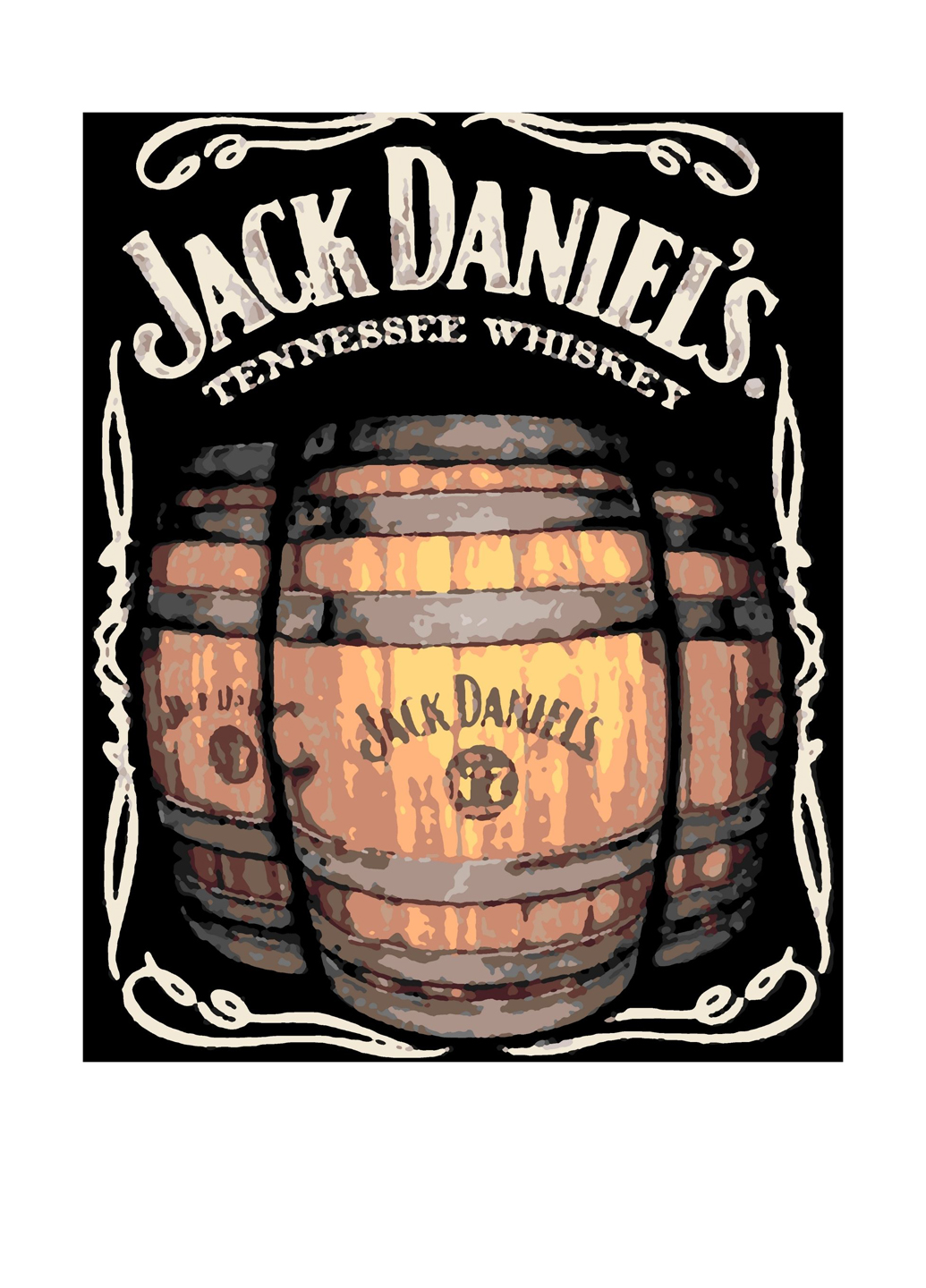 

Картина для рисования по номерам Qiwi Art Jack Daniels 40х50 см (QA25)