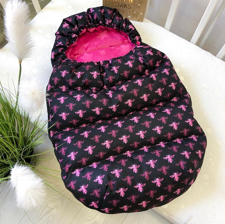 

Зимний пуховой конверт Гнездышко в коляску RoyalBaby premium Rose Bee (MNA31EC121272)