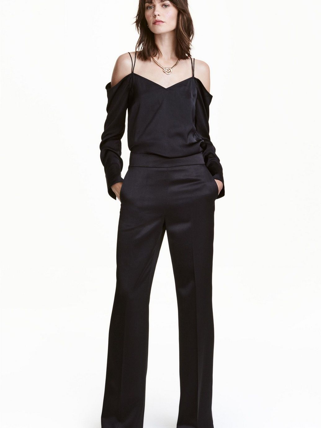 

Брюки H&M 0420542  Черные, Брюки H&M 0420542 38 Черные