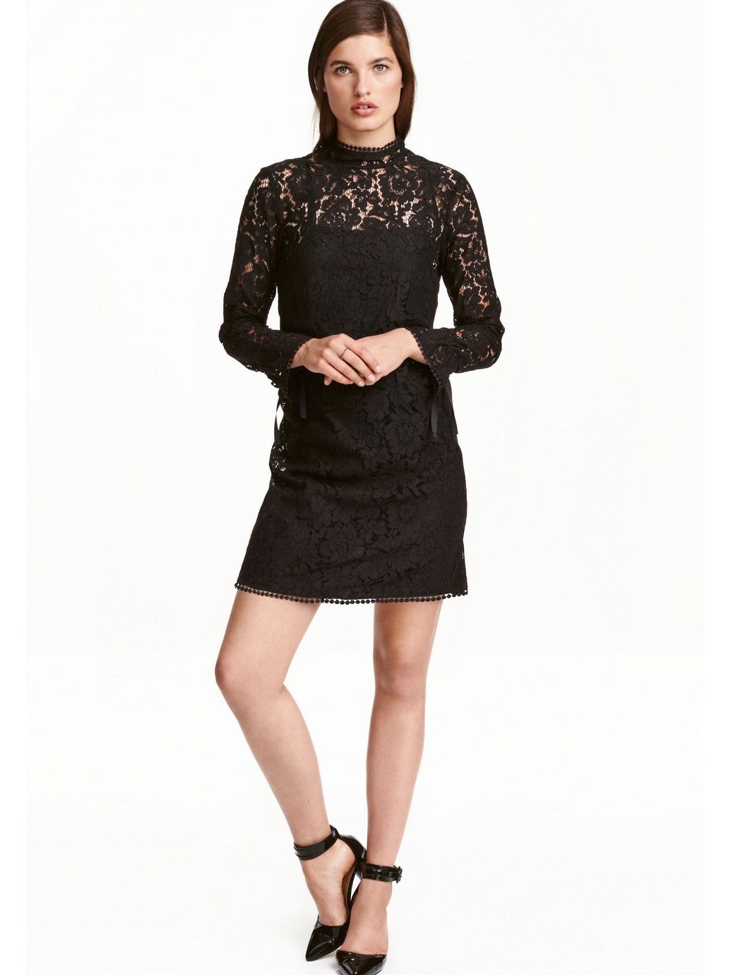 

Платье H&M 0432955  Черное, Платье H&M 0432955 32 Черное