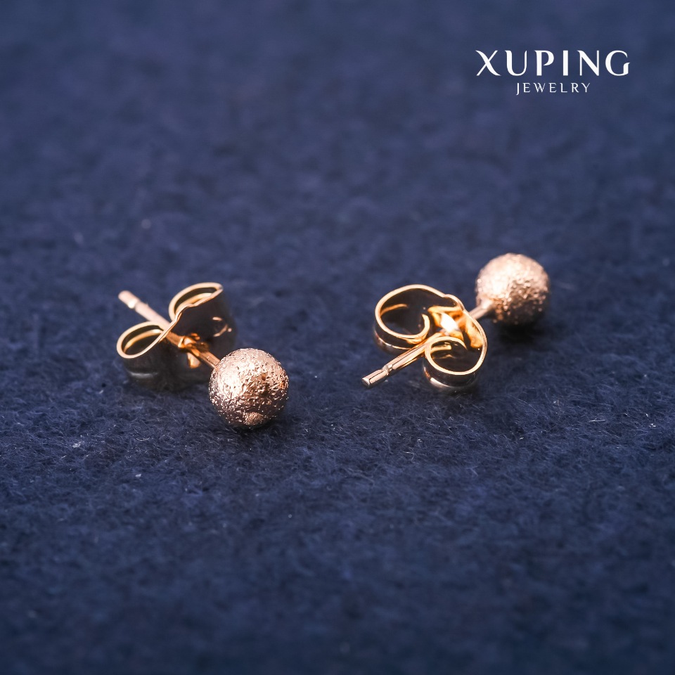 

Серьги пусеты Xuping Шарик 9,5мм Позолота 18К, ida26718