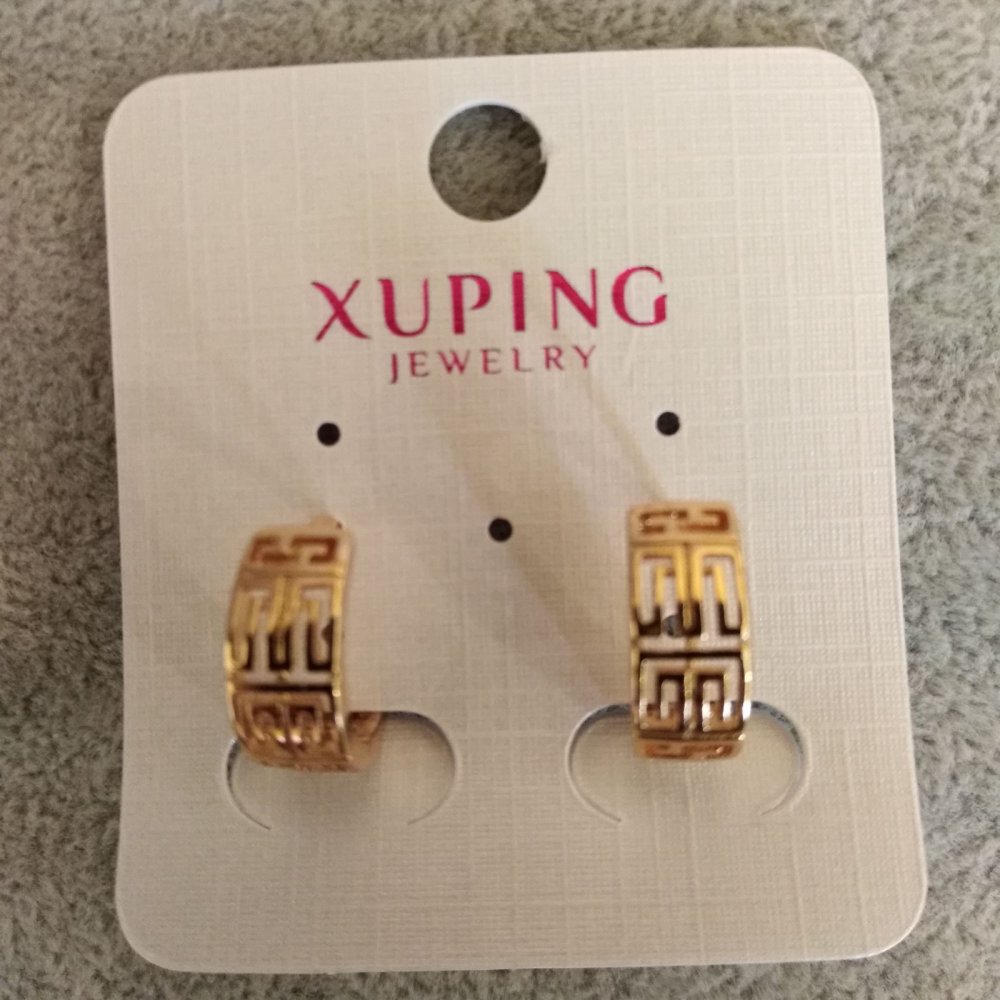 

Серьги Xuping 6х15мм позолота, ida18615