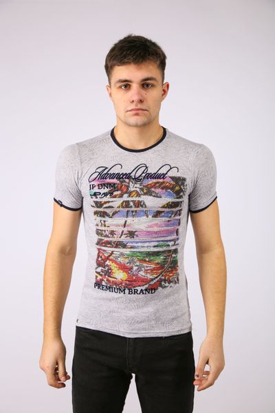 

Футболка JEAN PIERE JP7152 2XL Сірий