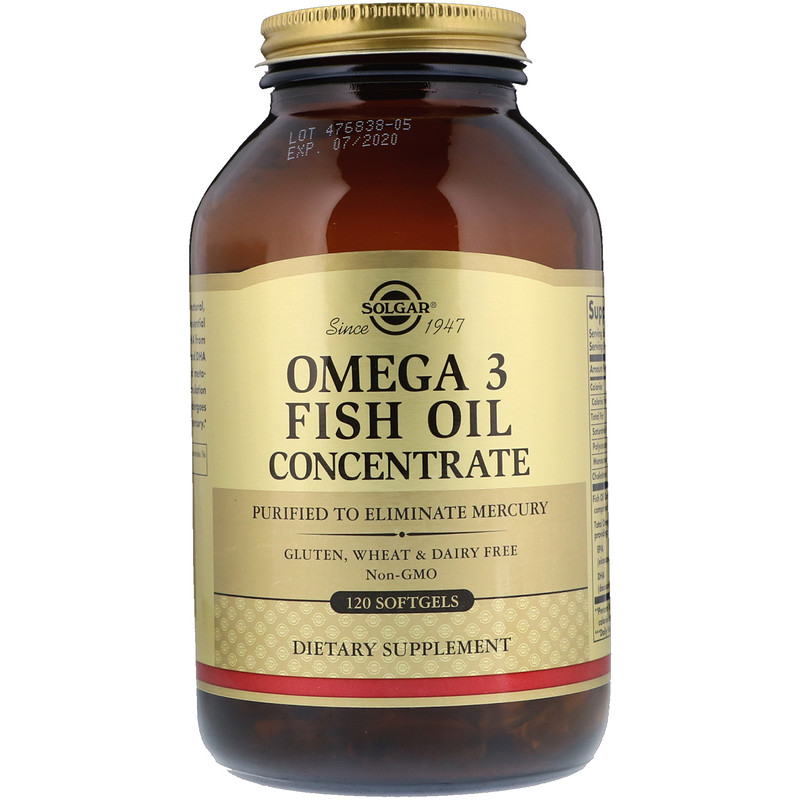 

Омега Solgar Omega 3 Fish Oil Concentrate 120 капс Без вкуса (780f51)