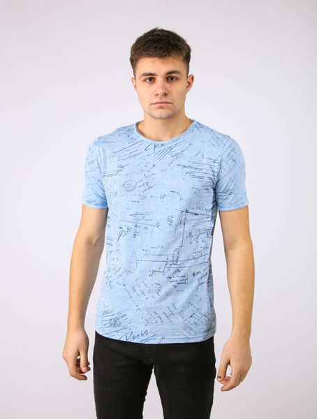 

Футболка JEAN PIERE JP7167 M Блакитний
