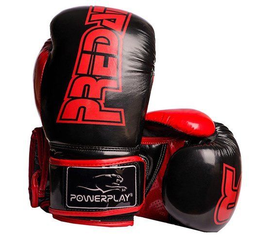 

Боксерские перчатки 3017 Power Play 14oz Черно-красный (37228042)