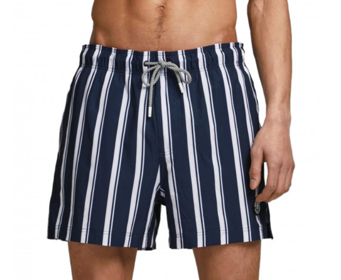 

Плавательные шорты Jack & Jones JJIMAUI JJSWIMSHORTS ST STRIPE  Темно-синий с белым 12186194 Navy Blazer, Плавательные шорты Jack & Jones JJIMAUI JJSWIMSHORTS ST STRIPE L Темно-синий с белым 12186194 Navy Blazer