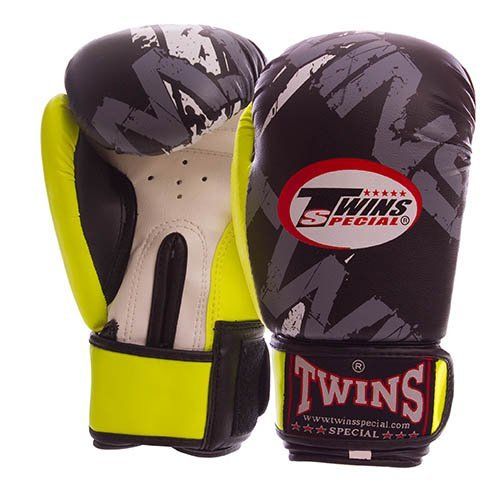 

Перчатки боксерские TW-2206 Twins 6oz Салатовый (37426097)