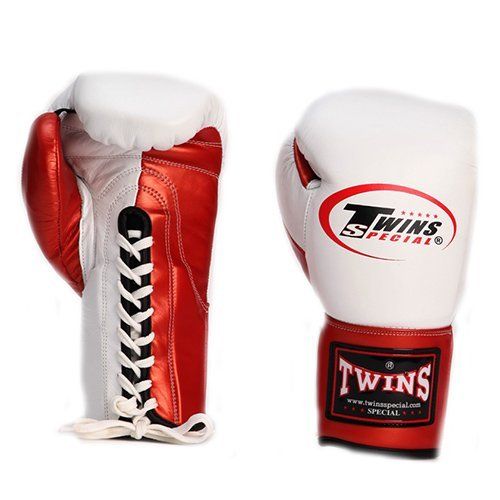 

Перчатки боксерские BO-0279 Twins 12oz Бело-красный (37426057)