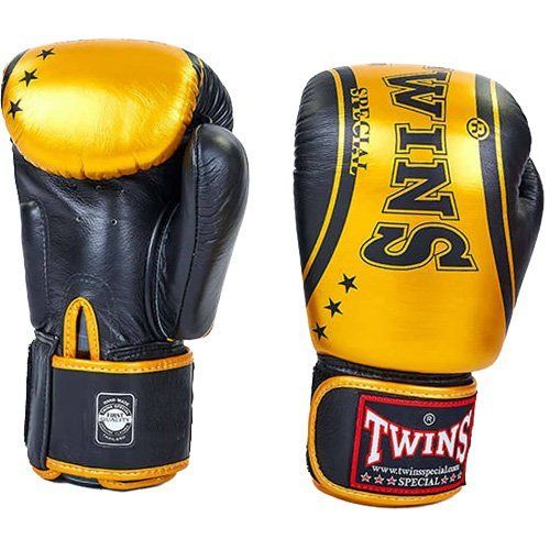

Перчатки боксерские FBGV-TW4 Twins 16oz Черно-золотой (37426048)
