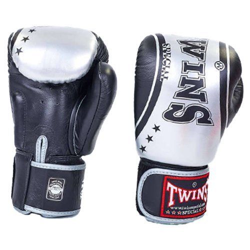 

Перчатки боксерские FBGV-TW4 Twins 14oz Черно-серебряный (37426048)