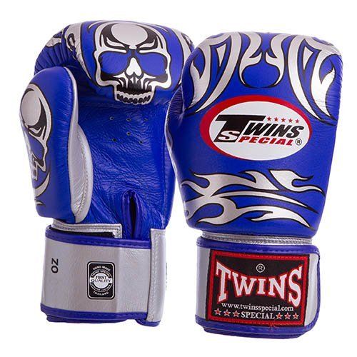 

Перчатки боксерские FBGVL3-31 Twins 12oz Сине-серебряный (37426084)
