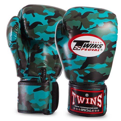 

Перчатки боксерские FBGVS3-ML Twins 12oz Камуфляж бирюзовый (37426098)