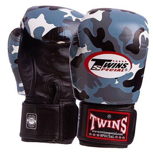 

Перчатки боксерские FBGVL3-ARGY Twins 14oz Камуфляж серый (37426085)