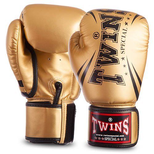 

Перчатки боксерские FBGVSD3-TW6 Twins 14oz Золотой (37426071)