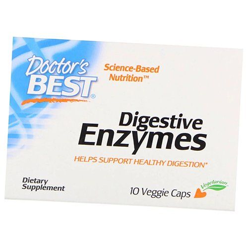 

Пищеварительные Ферменты, Digestive Enzymes, Doctor's Best 10вегкапс (69327001)