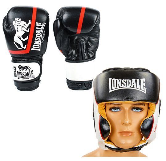 

Комплект для бокса Lonsdale Без бренду L Черно-белый (37429032)
