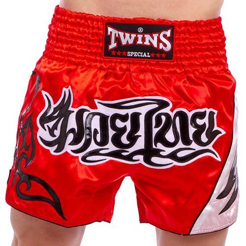 

Шорты для тайского бокса и кикбоксинга T-155 Twins M Красный (37426125)