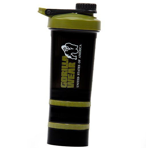 

Шейкер 2 Go Gorilla Wear 760мл Черно-хаки (09369004)