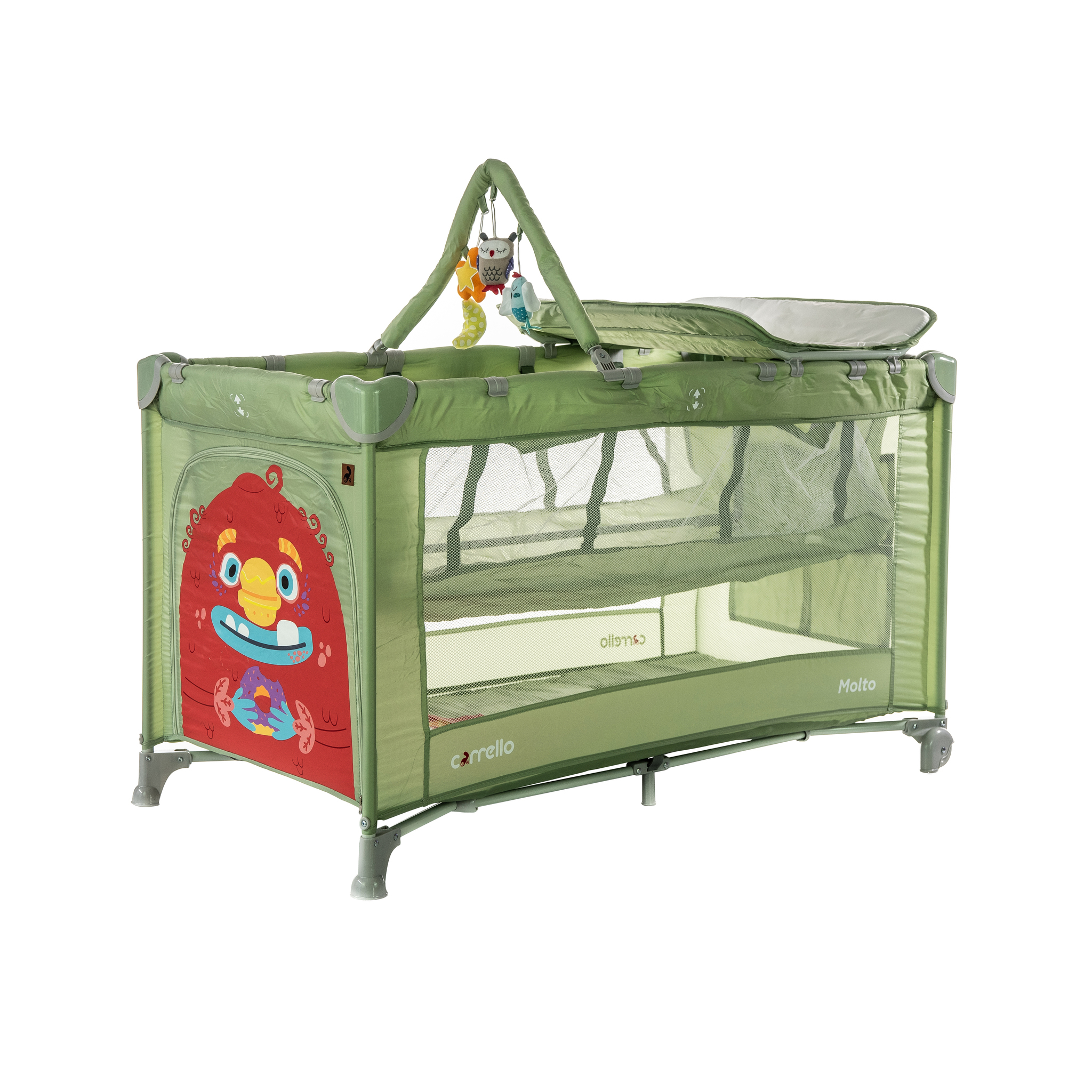 

Манеж Carrello Molto CRL-11604 Cameo Green / Red (CRL-11604)