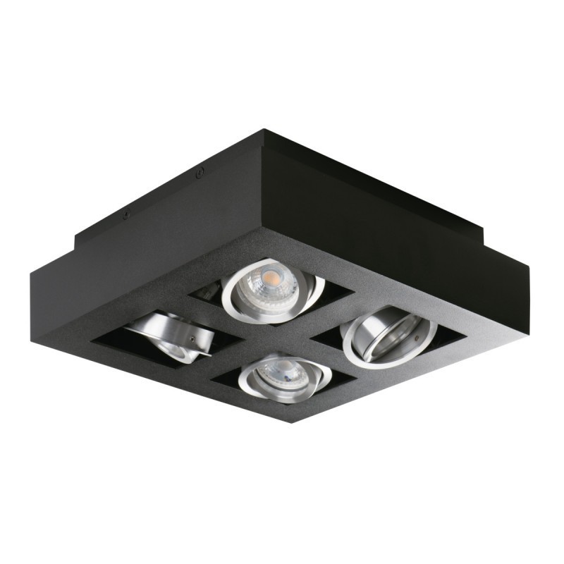

Светильник точечный Kanlux STOBI DLP 450-B 4xGU10 IP20 черный 26836