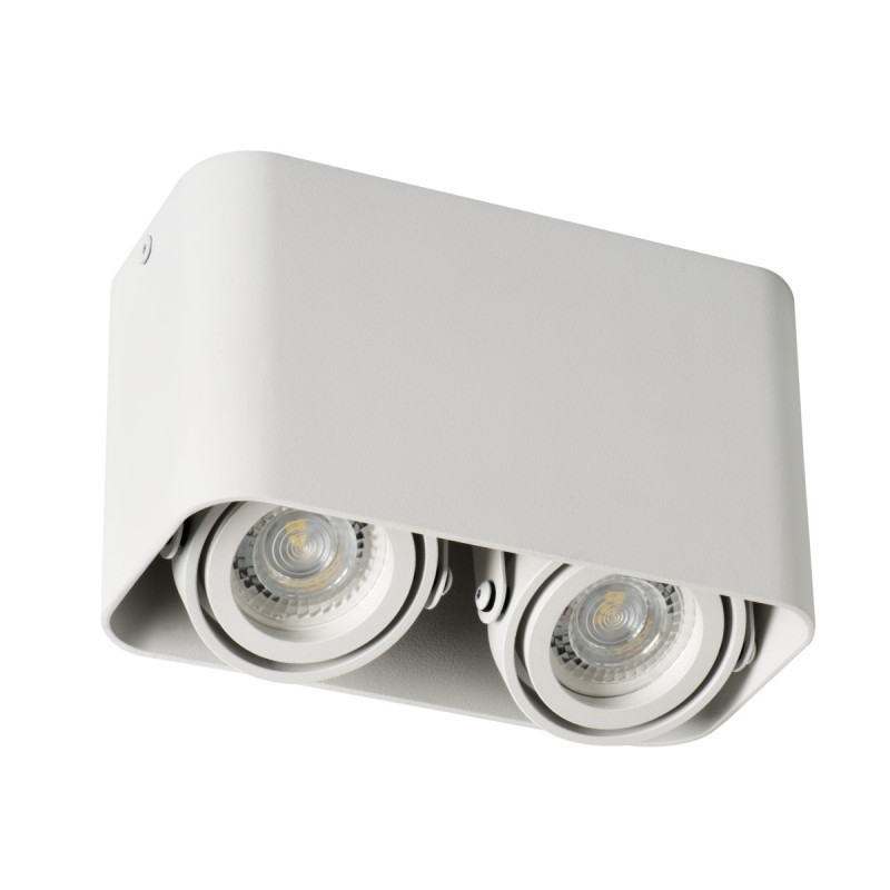 

Светильник точечный Kanlux TOLEO DTL 250-W 2xGU10 IP20 белый матовый 26120