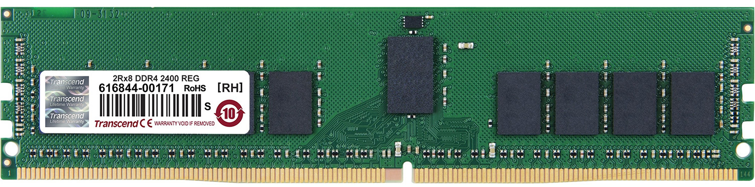 Акція на Оперативная память Transcend DDR4-2400 16384MB PC4-19200 (TS2GHR72V4B) від Rozetka UA