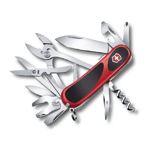 

Нож складной швейцарский многофункциональный Victorinox Delemont, EvoGrip S557, 85 мм 2.5223.SC