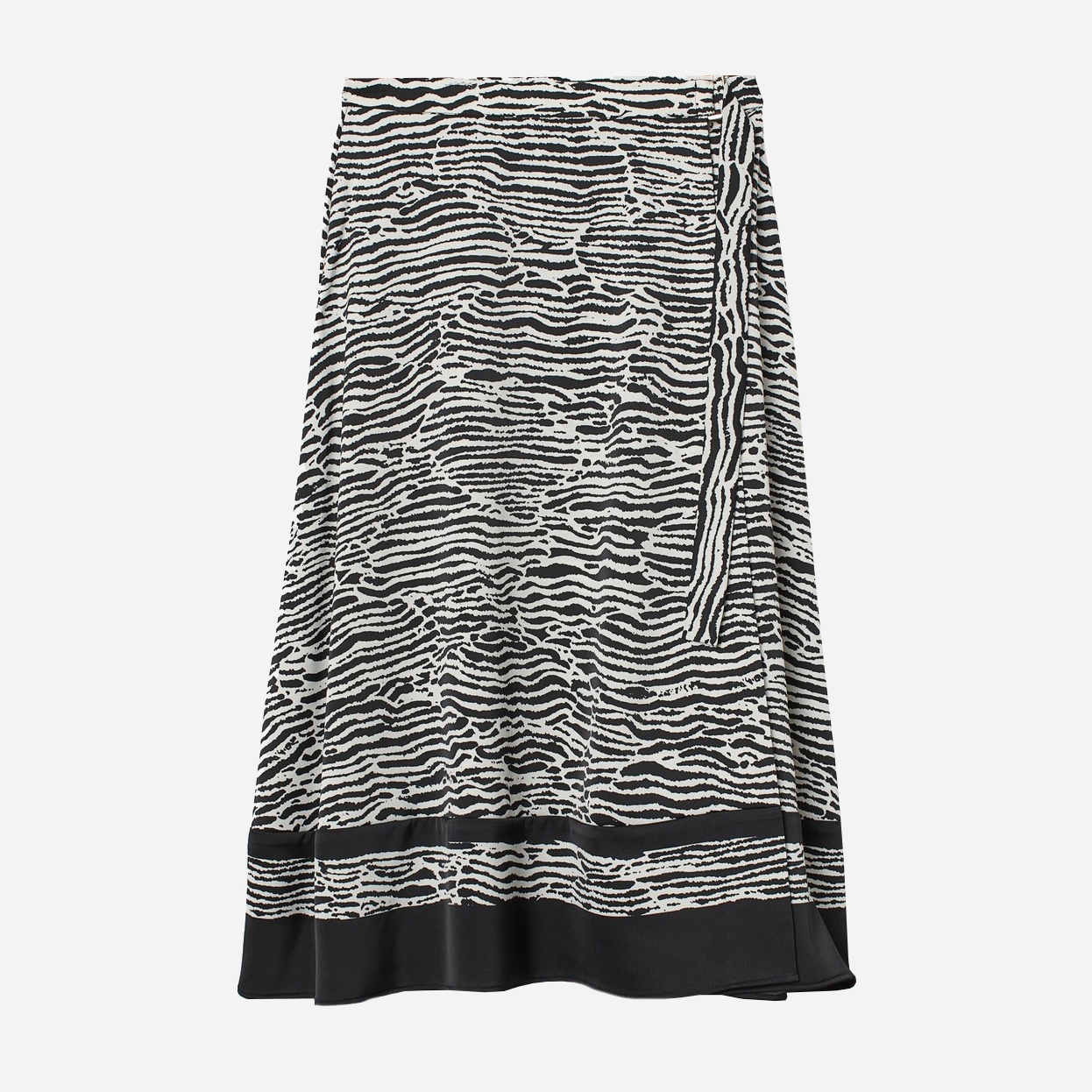 

Юбка H&M 0726199_полоска 32 Черная с белым