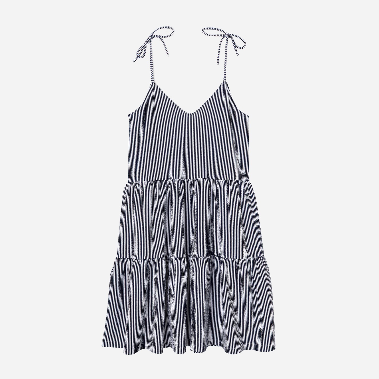 

Сарафан H&M 0873604полос M Белый