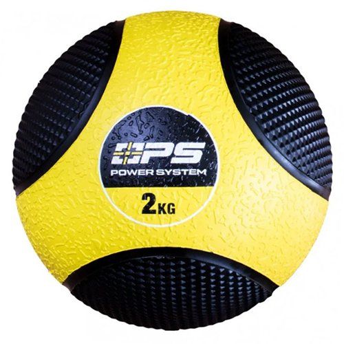

Медбол Medicine Ball Power System 2кг Желто-черный (56289002)