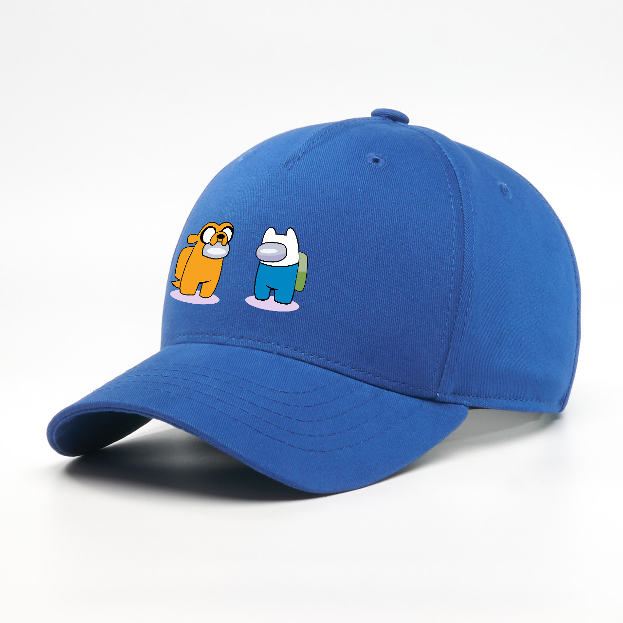 

Детская кепка для мальчиков Амонг Ас Время приключений Фин и Джейк (Among Us Adventure Time Finn & Jake) (34345-2414-2) 100% Хлопок 50-52 см Синий