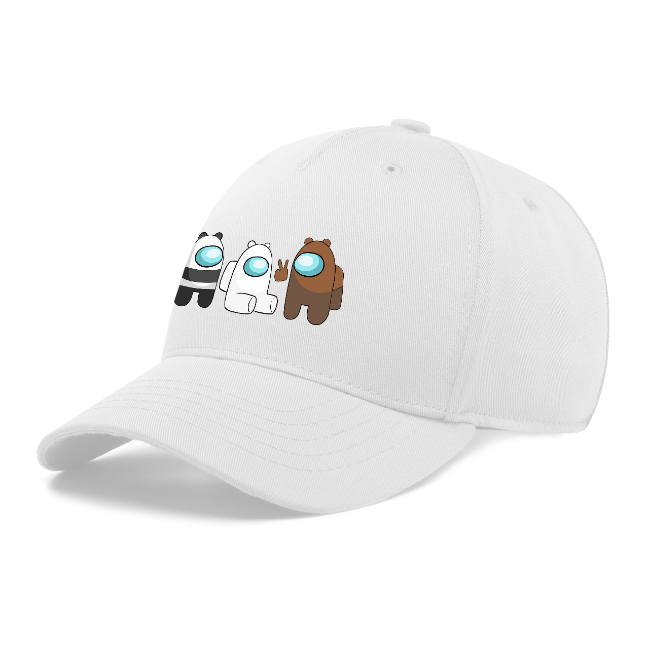 

Детская кепка для мальчиков Вся правда о медведях (We Bare Bears) (34345-2668-5) 100% Хлопок 50-52 см Белый