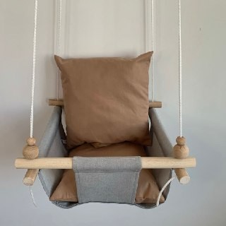 

Детская качеля Infancy Карамелька, Серая основа