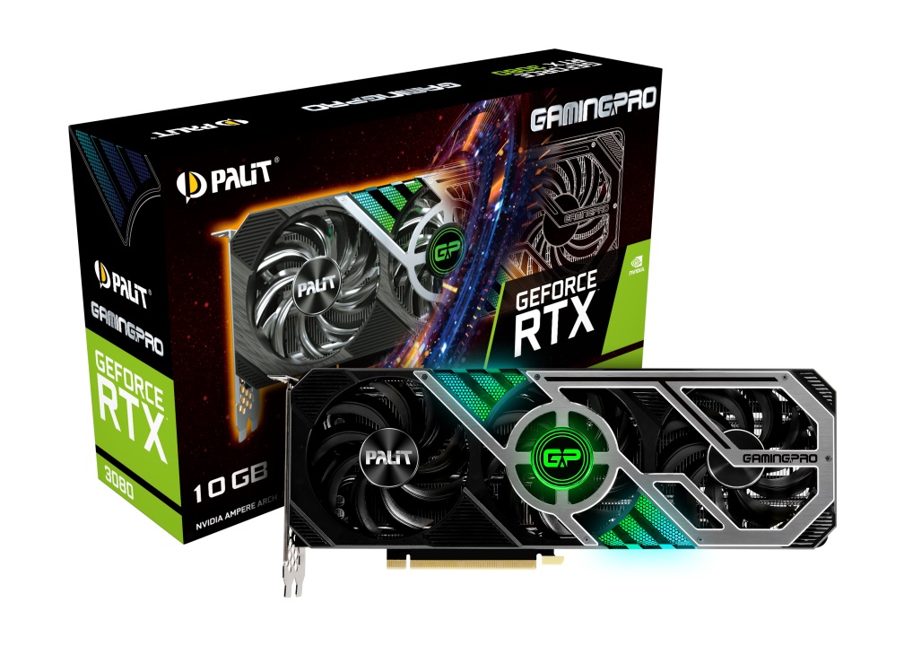 

Видеокарта GF RTX 3080 10GB GDDR6X GamingPro Palit (NED3080019IA-132AA)