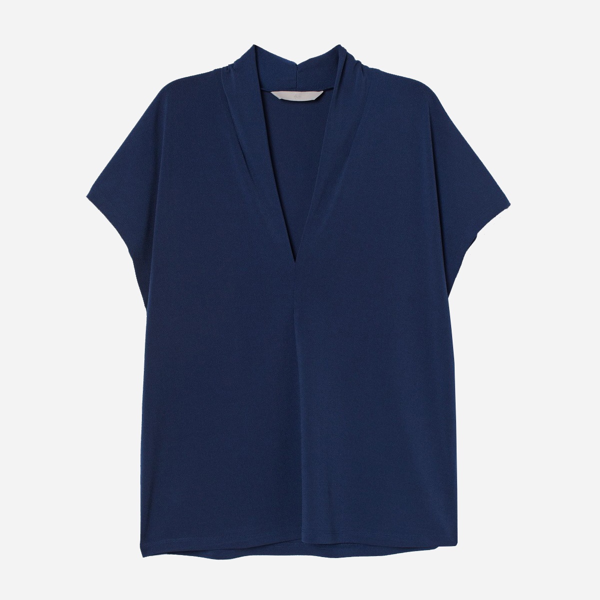 

Блузка H& 0770315_тем.син  Темно-синяя, Блузка H&M 0770315_тем.син M Темно-синяя