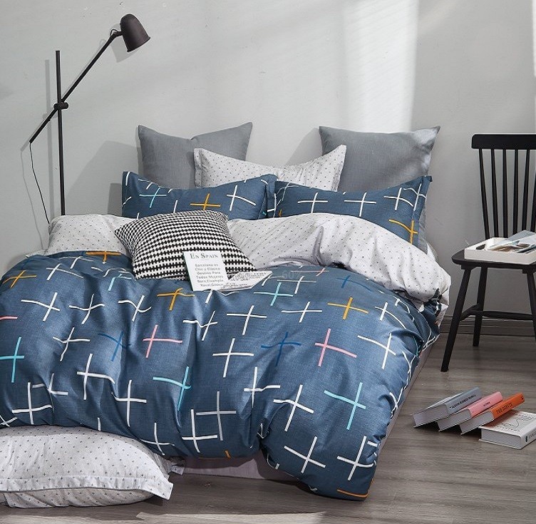 

Комплект постельного белья Крестики CottonTwill 1-спальный 150х220 см Сатин Premium (SP044-2)