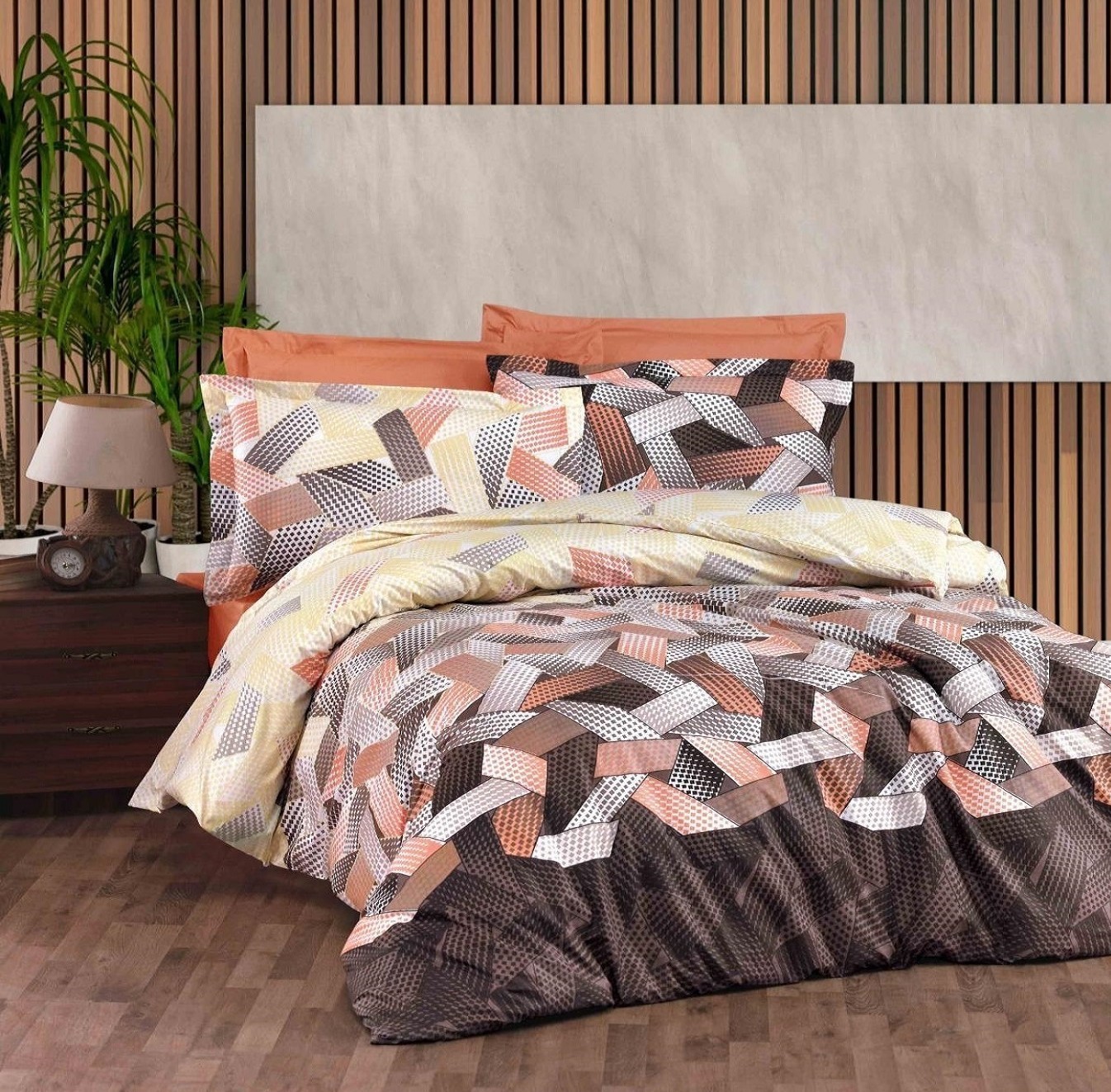 

Комплект постельного белья Анкара CottonTwill 1.5-спальный 150х220 см Турецкий Ранфорс (ТRD002-3)
