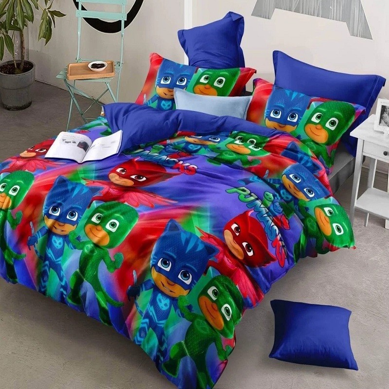 

Комплект детского постельного белья Герои в масках Tirotex 1.5-спальный 145х215 см Бязь (ТТБ065-1)