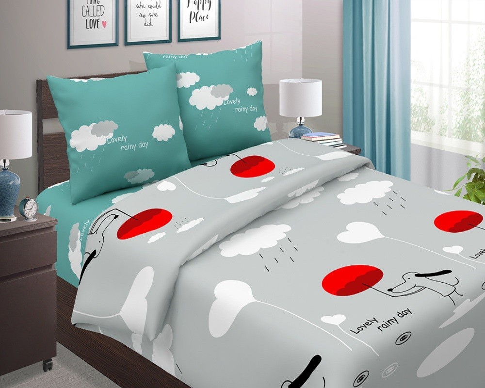 

Комплект постельного белья Такса CottonTwill 2-спальный 200х220 см Поплин (ДПР011-4)