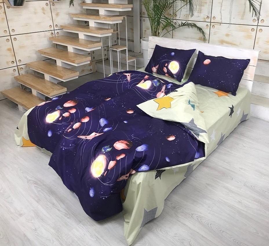 

Комплект постельного белья Планетарий CottonTwill 1-спальный 150х220 см Сатин Premium (SP064-2)