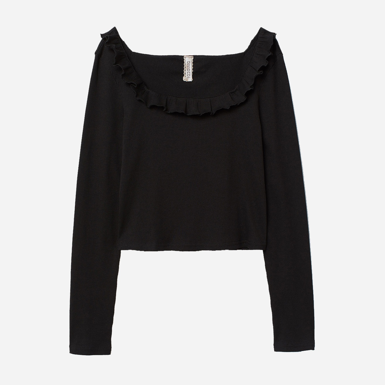 

Топ H& 0715102_01  Черный, Топ H&M 0715102_01 M Черный