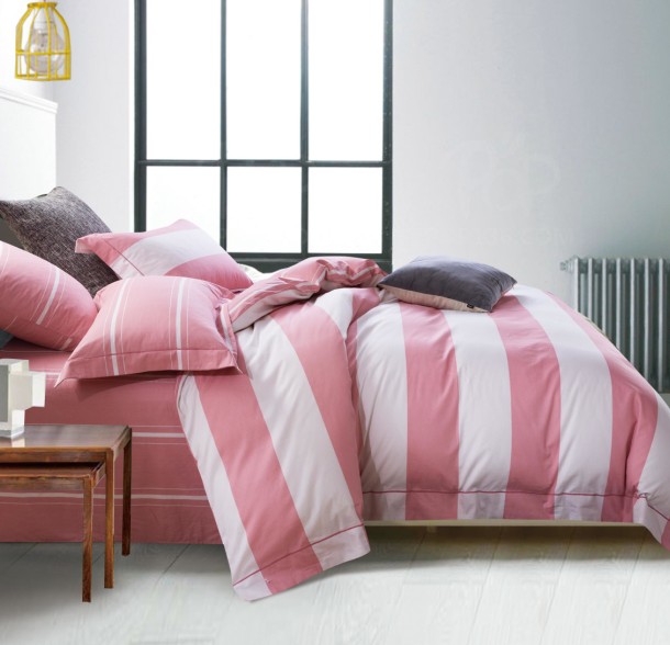 

Комплект постельного белья Страйп CottonTwill 2-спальный 200х220 см Сатин Люкс Elite (SE025-4)
