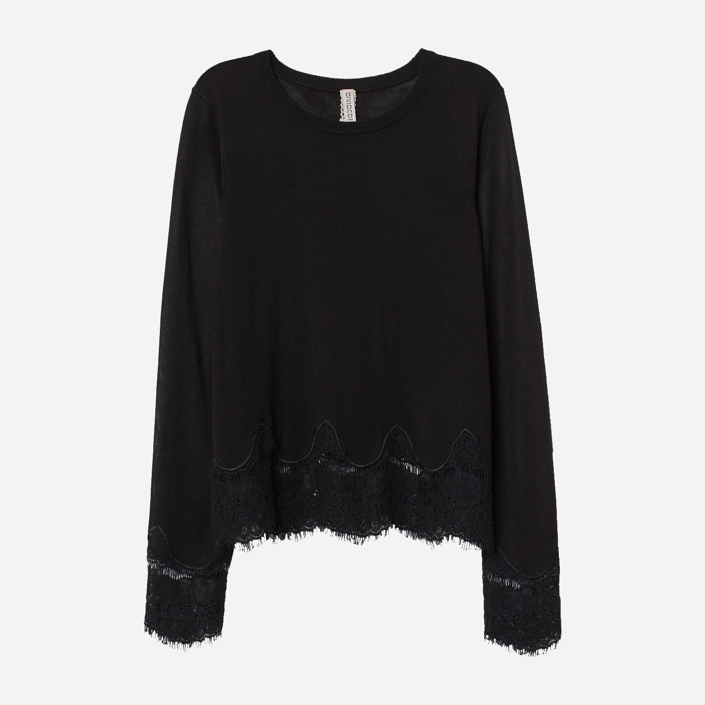 

Лонгслив H&M 0709034_ч  Черный, Лонгслив H&M 0709034_ч XS Черный