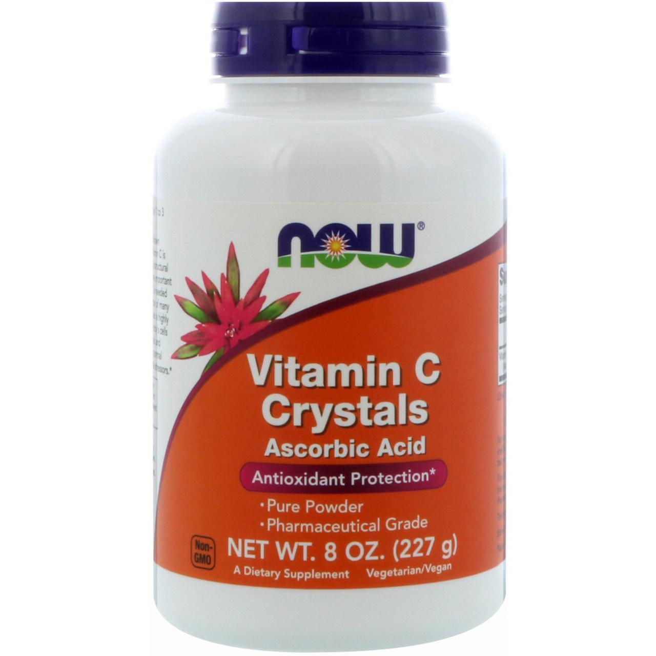 

Витамины NOW Foods Vitamin C crystals 227 грамм Без вкуса (104302)