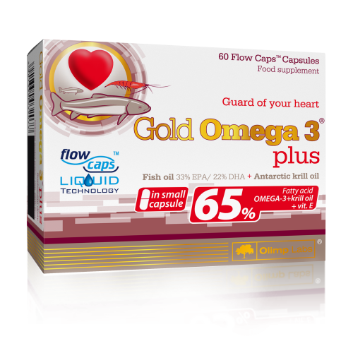 

Комплекс незаменимых жирных кислот Olimp Labs Gold Omega 3 Plus 60 капсул (101388)