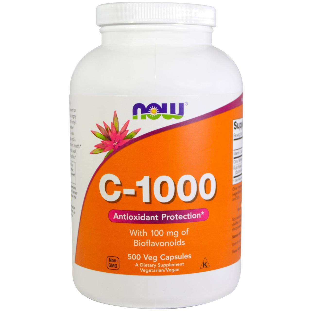 

Витамины NOW Foods C-1000 Bioflavonoids 500 капсул (104297)