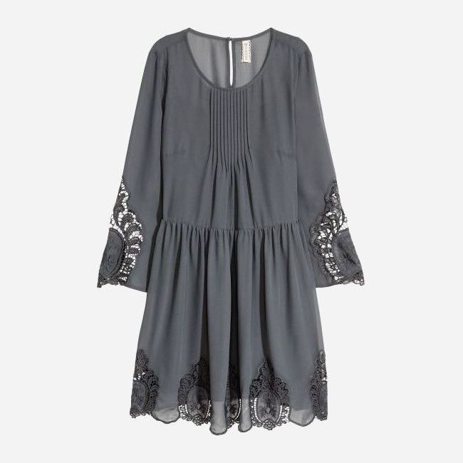 

Платье H&M 4540086RP1 38 Темно-серое