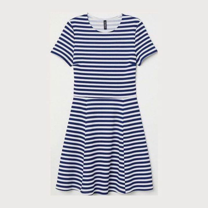 

Платье H&M 5069936RP21 34 Белое с синим