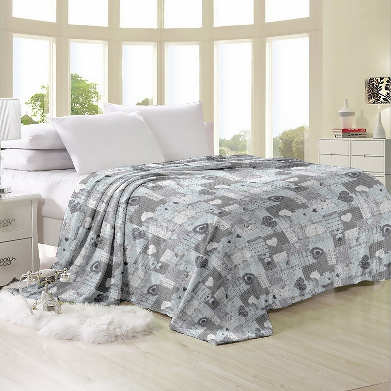 

Плед-покрывало Велсофт Романтика CottonTwill 200х220 см (СТ007-4)